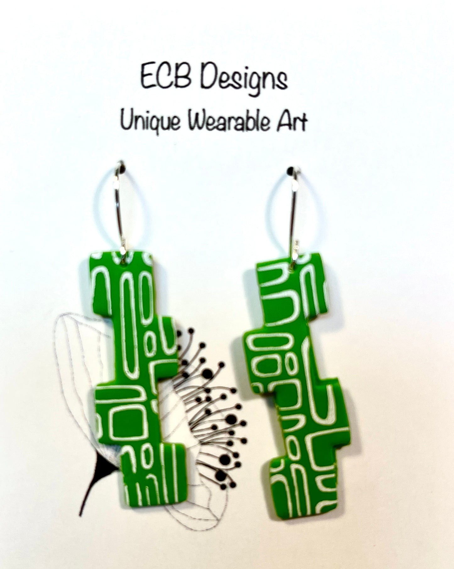 Fun Green and White Wires