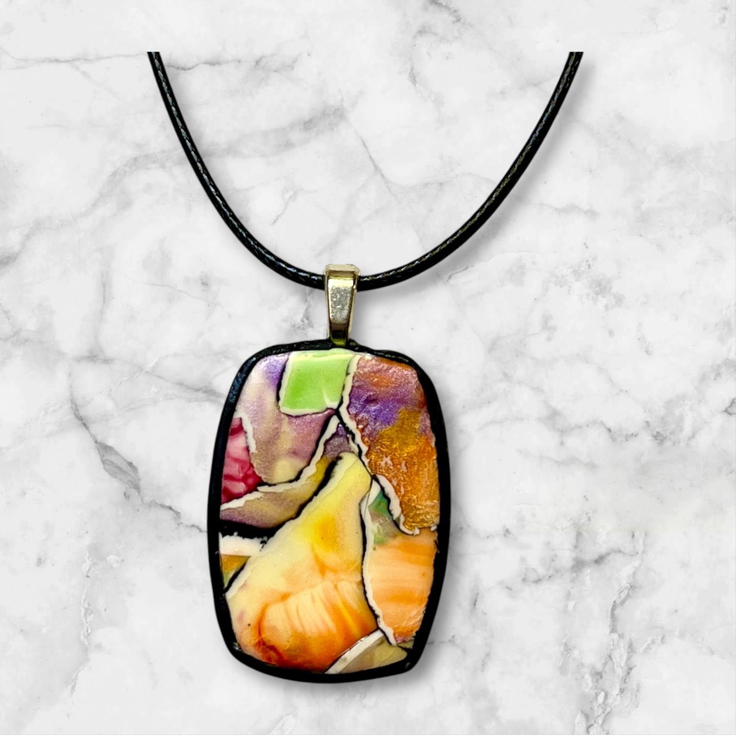 Statement Pendant in gorgeous Fall Colors