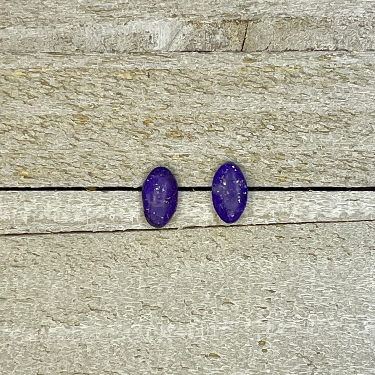 Purple Sparkle Small Ovals