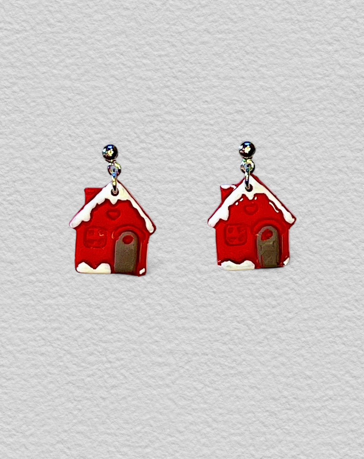 Cozy Winter Cottage Earrings