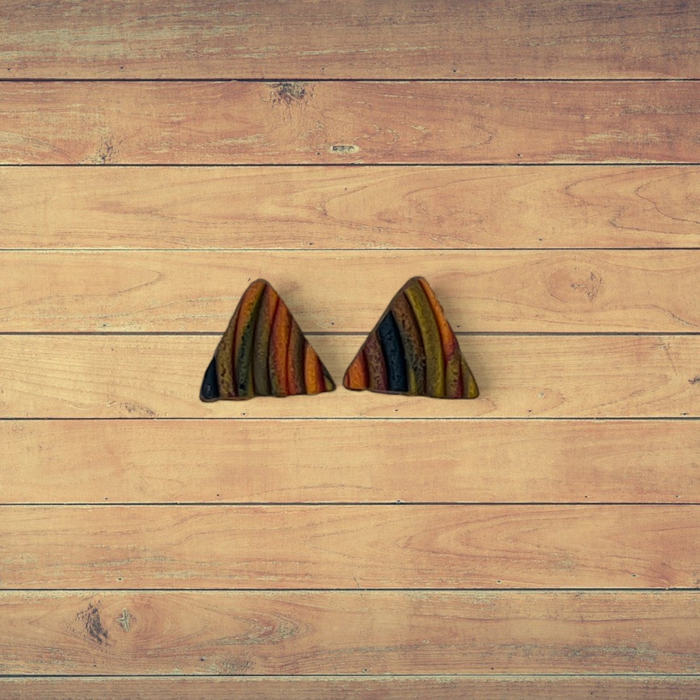 Luscious Fall Colored Triangle Posts