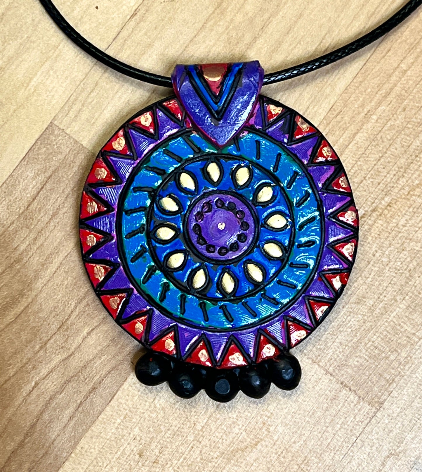 Boho Mandala Pendant 8