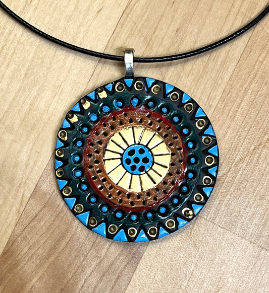 Boho Mandala Pendant 6